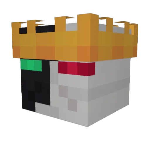 TheoGam3r Minecraft avatar head, 3D render