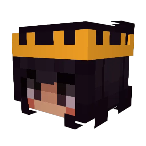 TheoIsSuffering Minecraft avatar head, 3D render