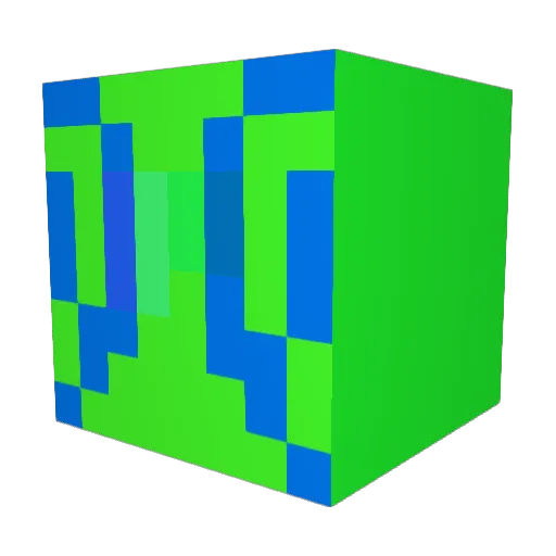 TheoMaskinen Minecraft avatar head, 3D render
