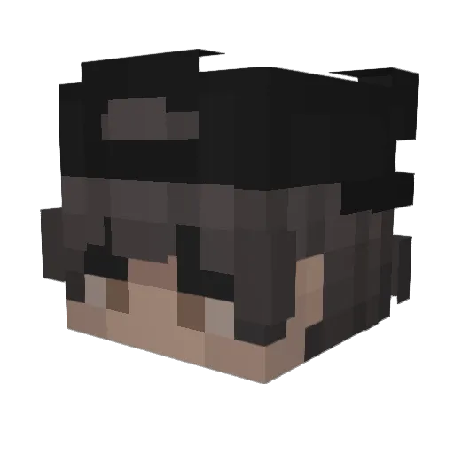 TheoStarshadow Minecraft avatar head, 3D render