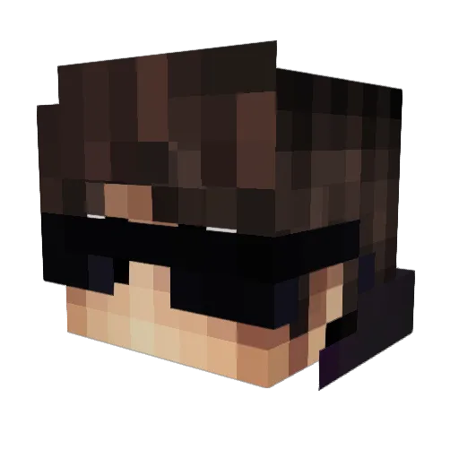 TheoWentInsane Minecraft avatar head, 3D render