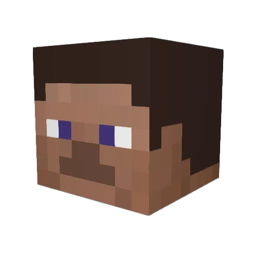 TheoWizard Minecraft avatar head, 3D render