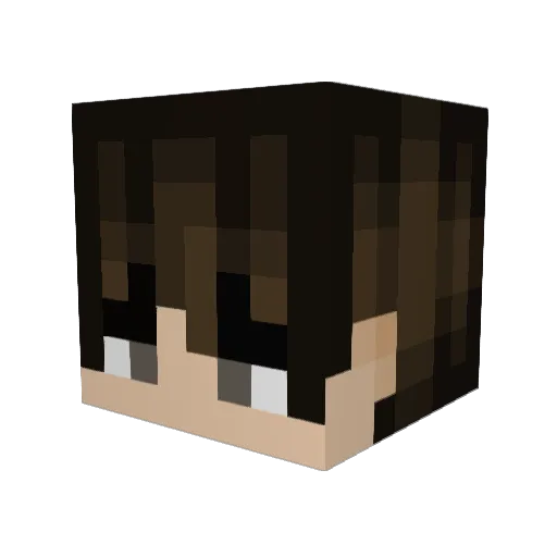 Theo_VT Minecraft avatar head, 3D render