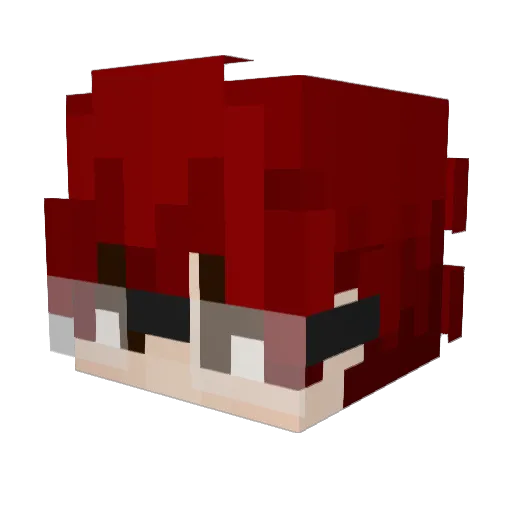 Theobaldo Minecraft avatar head, 3D render