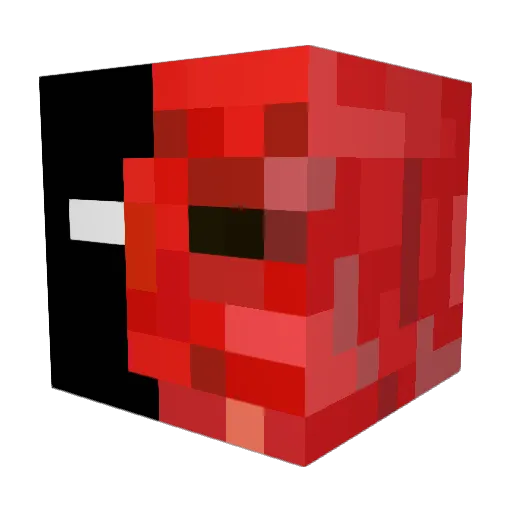 Theobublik Minecraft avatar head, 3D render