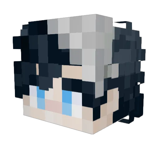 Theoden48 Minecraft avatar head, 3D render