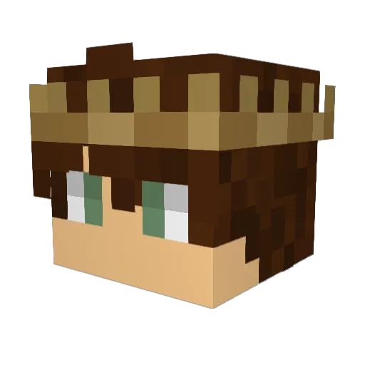 Theoderich488 Minecraft avatar head, 3D render