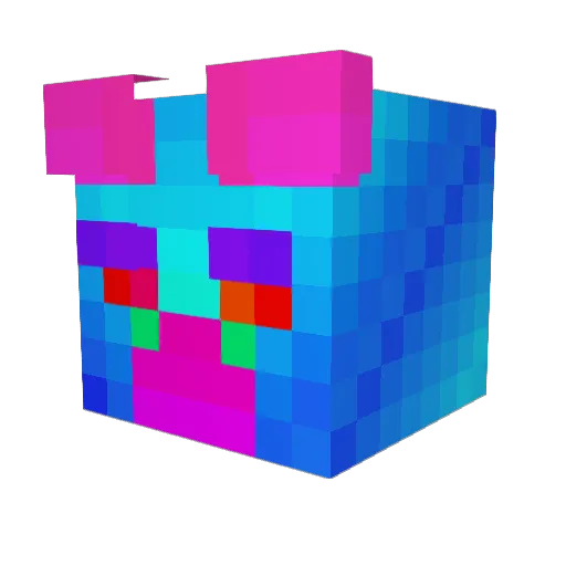 Theodor134 Minecraft avatar head, 3D render
