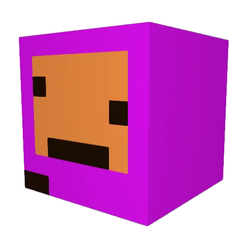 TheodorTiger Minecraft avatar head, 3D render