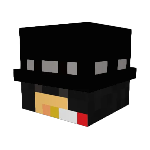 Theodore2255 Minecraft avatar head, 3D render