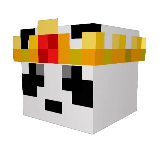 Theodore23 Minecraft avatar head, 3D render