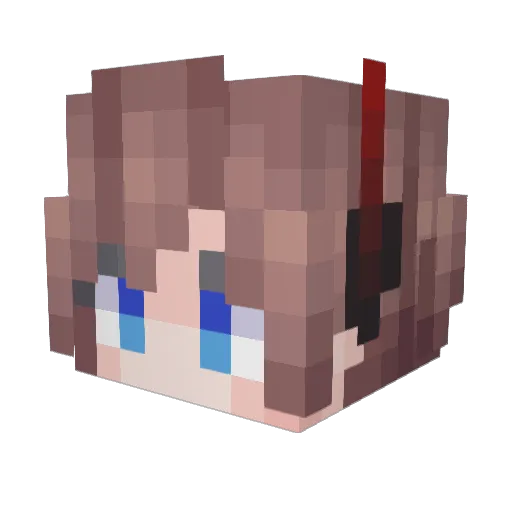 TheodoreCI Minecraft avatar head, 3D render