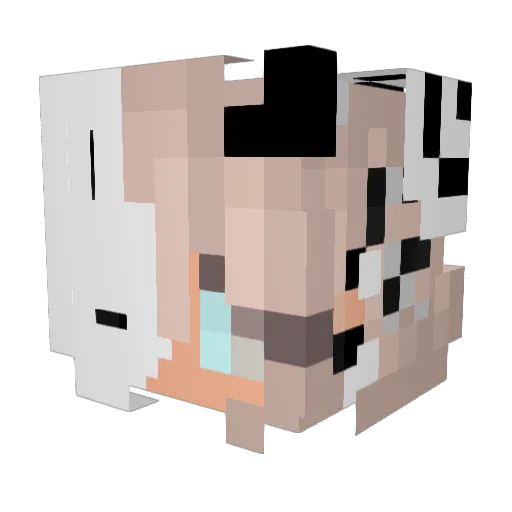 Theogplsyv3 Minecraft avatar head, 3D render