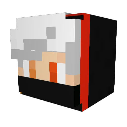 Theohenrik2 Minecraft avatar head, 3D render