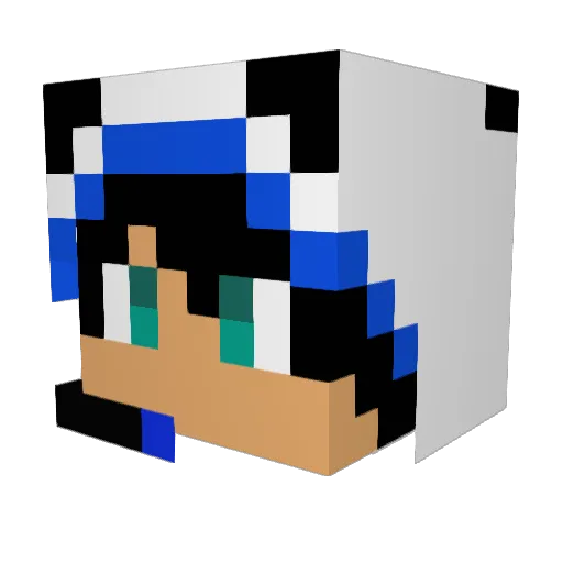 Theoklingstrom Minecraft avatar head, 3D render