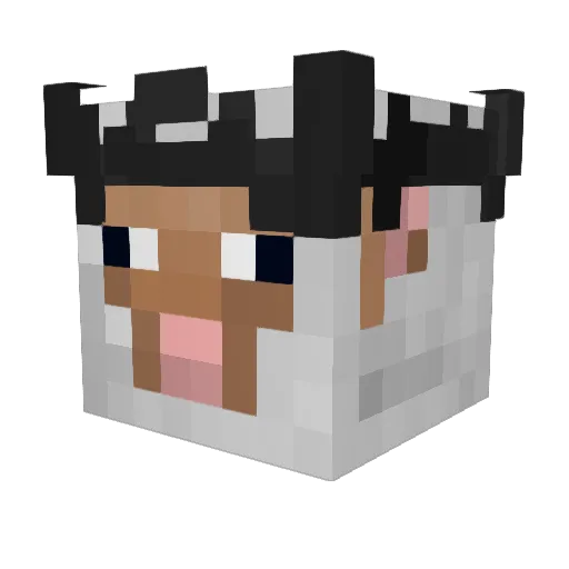TheoneKingGoat Minecraft avatar head, 3D render