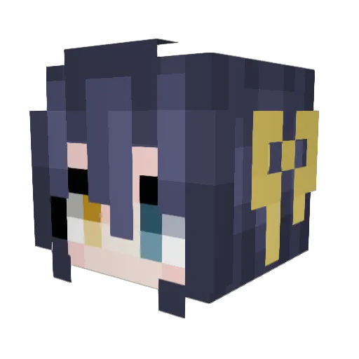 Theonewhoisdrunk Minecraft avatar head, 3D render