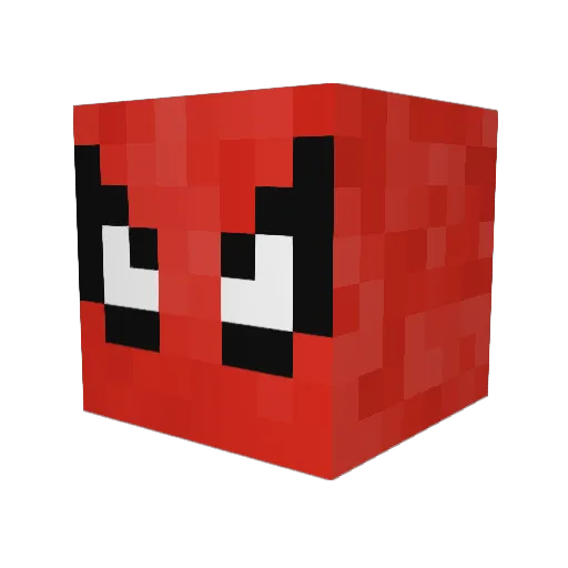 Theonlydeathman Minecraft avatar head, 3D render