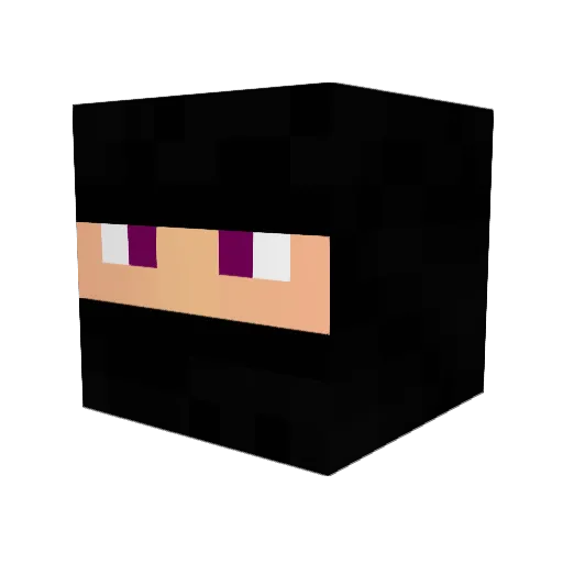 Theonlylate Minecraft avatar head, 3D render