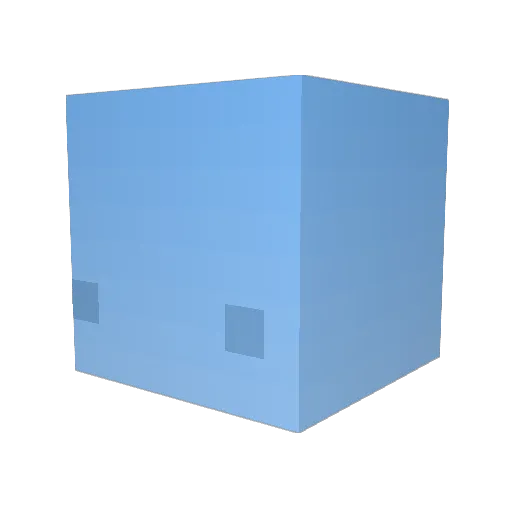 Theooolone Minecraft avatar head, 3D render