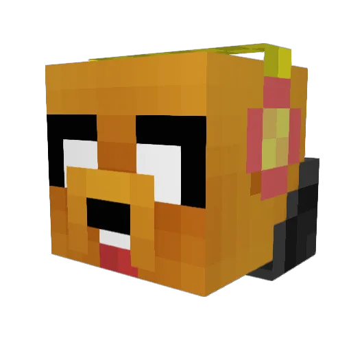 TheoryXVII Minecraft avatar head, 3D render