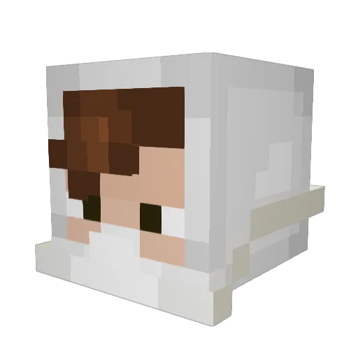 Theory_Fuse Minecraft avatar head, 3D render