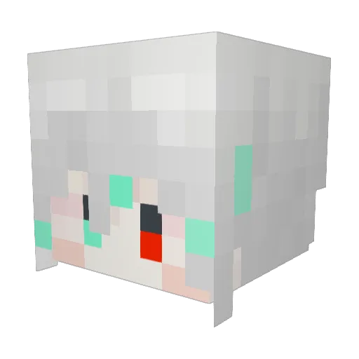 Theosdor0 Minecraft avatar head, 3D render