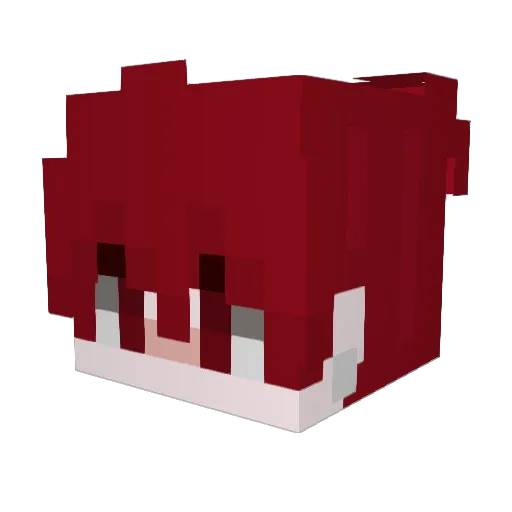 Theozin_20 Minecraft avatar head, 3D render