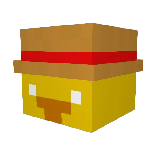 Theozinh0 Minecraft avatar head, 3D render