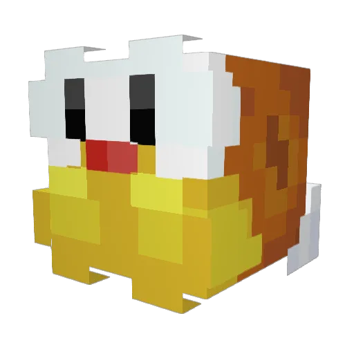 Thepanda_roar Minecraft avatar head, 3D render