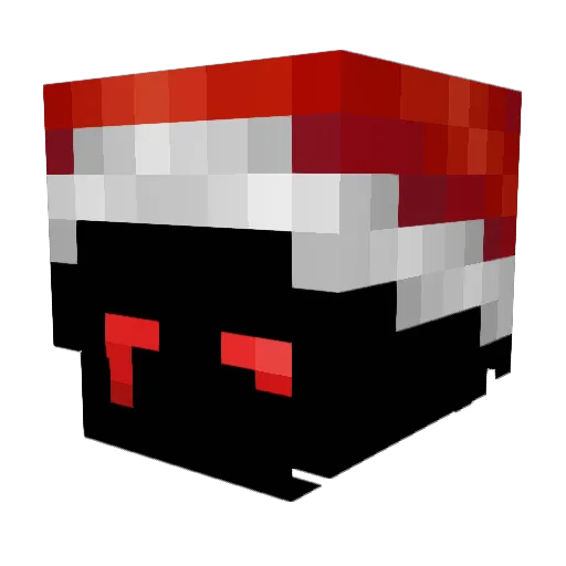 Theparca12 Minecraft avatar head, 3D render