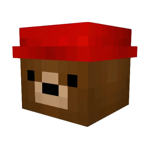 Theplayer50000 Minecraft avatar head, 3D render
