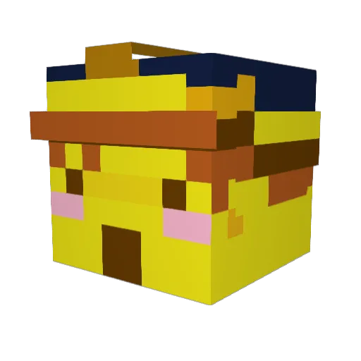 TheproofPro Minecraft avatar head, 3D render