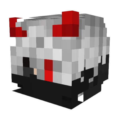 TheproxYT Minecraft avatar head, 3D render