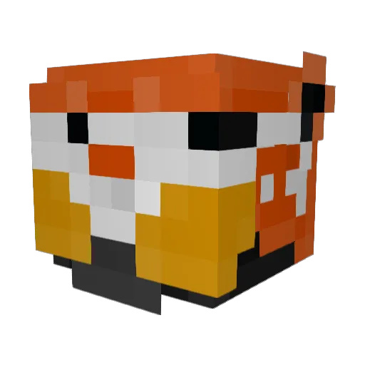 Thepvp_gameur Minecraft avatar head, 3D render