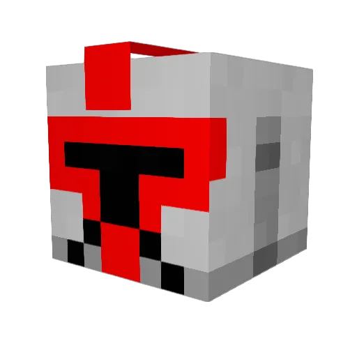 Thepvto Minecraft avatar head, 3D render