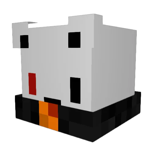 Therambopvp Minecraft avatar head, 3D render