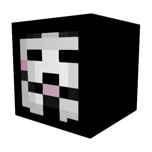 Theraptor9 Minecraft avatar head, 3D render