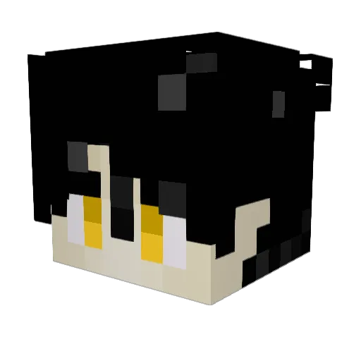 Theratchild1225 Minecraft avatar head, 3D render