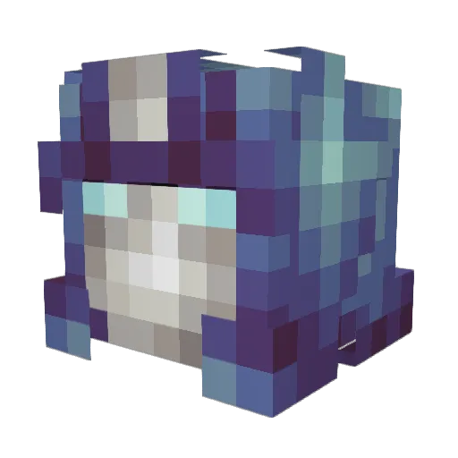 Theravadus Minecraft avatar head, 3D render