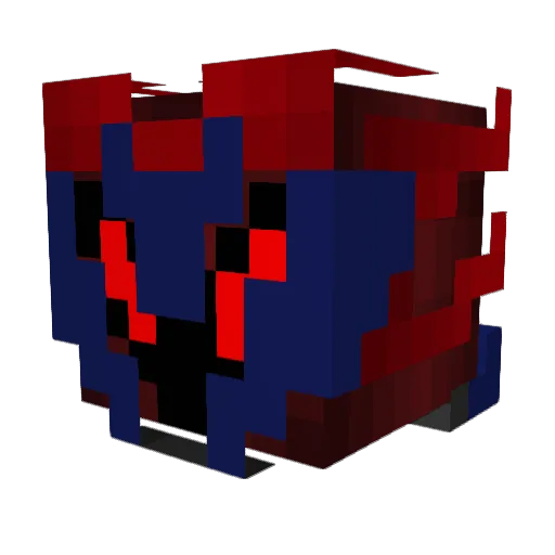 TherderStrike Minecraft avatar head, 3D render