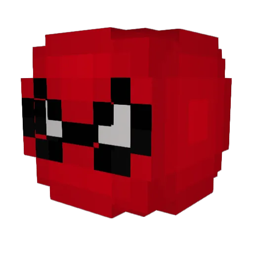 Therdrocks Minecraft avatar head, 3D render