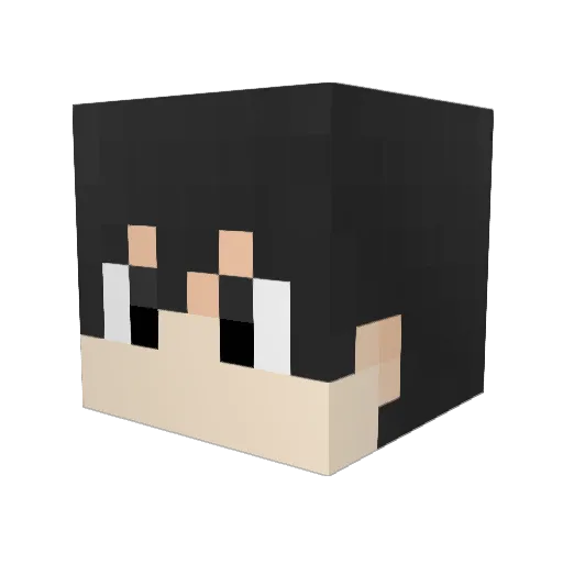 There_sa Minecraft avatar head, 3D render
