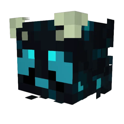 Therea1panda Minecraft avatar head, 3D render