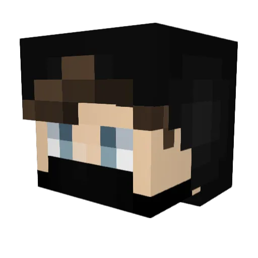 TherealGabbo2310 Minecraft avatar head, 3D render
