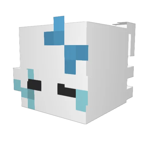 TherealTixx Minecraft avatar head, 3D render