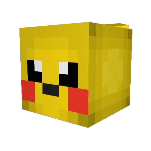 Therealcheese7 Minecraft avatar head, 3D render