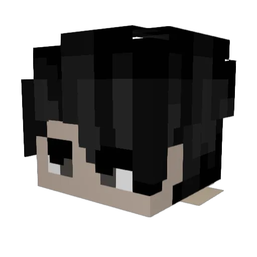 Therealdhil Minecraft avatar head, 3D render