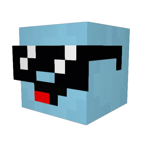 Therealducky15 Minecraft avatar head, 3D render