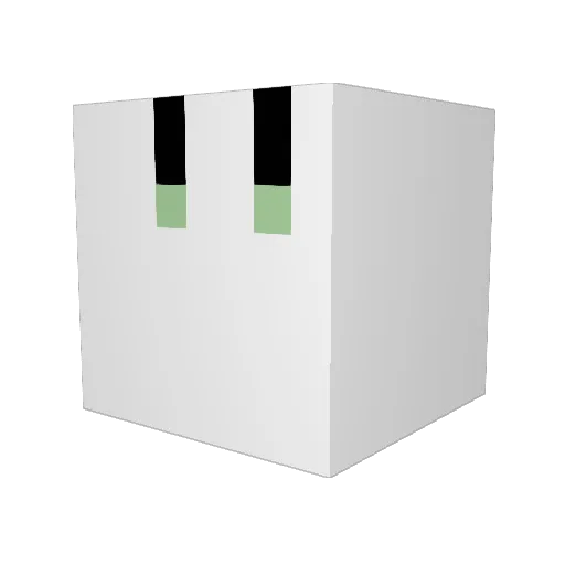 Therealfreaa Minecraft avatar head, 3D render